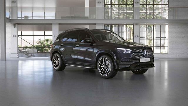 Mercedes-Benz GLE-KLASSE 450 4MATIC Premium Plus 7p | AMG | Night | Luchtvering | Panoramadak | Trekhaak | Treeplanken | Burmester |