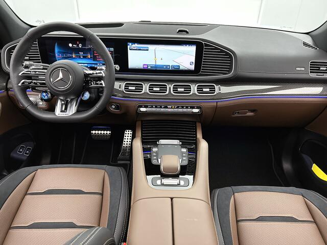Mercedes-Benz GLE-KLASSE AMG 53 Hybrid 4MATIC+ Night Edition Premium Plus | Winterpakket | Remklauwen in rood | Sierelementen AMG carbon | Trekhaak | Verlichte treeplanken | MAGIC VISION CONTROL | Dashcam | 22 inch kruisspaaks lichtmetalen AMG-velgen |