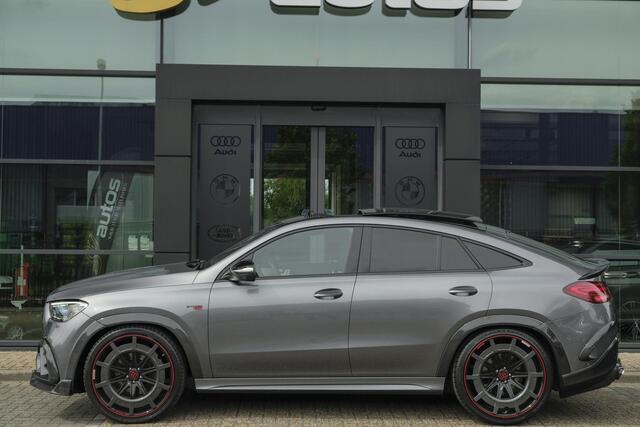 Mercedes-Benz GLE-KLASSE Coupé GLE450d AMG 390pk Brabus Rocket 900 Panoramadak *BTW* Trekhaak Night pakket Widescreen Luchtvering 1e eigenaar! 24" LMV
