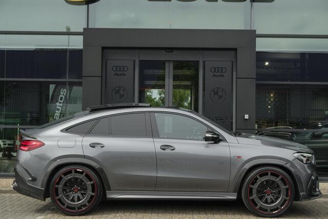 Mercedes-Benz GLE-KLASSE Coupé GLE450d AMG 390pk Brabus Rocket 900 Panoramadak *BTW* Trekhaak Night pakket Widescreen Luchtvering 1e eigenaar! 24" LMV