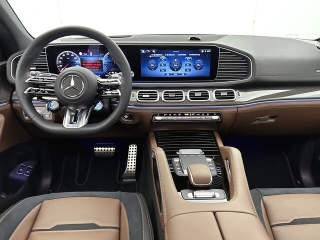 Mercedes-Benz GLE-KLASSE Coupé AMG 53 Hybrid 4MATIC+ Night Edition Premium Plus | Winterpakket | Remklauwen in rood | Sierelementen AMG carbon | Stoelventilatie voor | 22 inch kruisspaaks AMG-velgen | Trekhaak | Panoramaschuifdak | 360° camera |