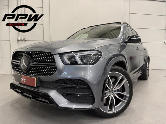 Mercedes-Benz GLE-KLASSE 350 e 4MATIC AMG PANO/22"/LUCHTVERING/BURMESTER/TREKHAAK/HEAD-UP/SOH 97%/360CAMERA/MASSAGE+VENTILATIE/ZWART LEER/SFEER/DRIVING ASS.PACKAGE PLUS/ALARM KLASSE 5/NET GROTE OH BEURT GEHAD/NIEUWPRIJS ¤ 125.608,-