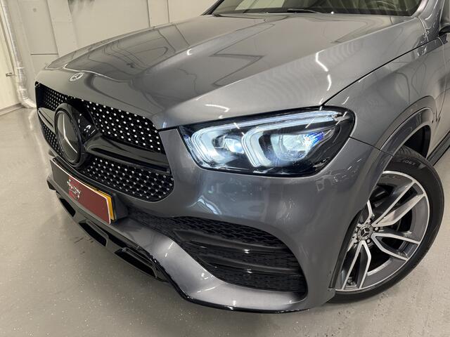 Mercedes-Benz GLE-KLASSE 350 e 4MATIC AMG PANO/22"/LUCHTVERING/BURMESTER/TREKHAAK/HEAD-UP/SOH 97%/360CAMERA/MASSAGE+VENTILATIE/ZWART LEER/SFEER/DRIVING ASS.PACKAGE PLUS/ALARM KLASSE 5/NET GROTE OH BEURT GEHAD/NIEUWPRIJS ¤ 125.608,-