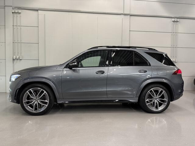 Mercedes-Benz GLE-KLASSE 350 e 4MATIC AMG PANO/22"/LUCHTVERING/BURMESTER/TREKHAAK/HEAD-UP/SOH 97%/360CAMERA/MASSAGE+VENTILATIE/ZWART LEER/SFEER/DRIVING ASS.PACKAGE PLUS/ALARM KLASSE 5/NET GROTE OH BEURT GEHAD/NIEUWPRIJS ¤ 125.608,-