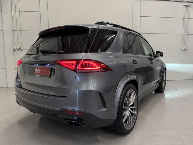 Mercedes-Benz GLE-KLASSE 350 e 4MATIC AMG PANO/22"/LUCHTVERING/BURMESTER/TREKHAAK/HEAD-UP/SOH 97%/360CAMERA/MASSAGE+VENTILATIE/ZWART LEER/SFEER/DRIVING ASS.PACKAGE PLUS/ALARM KLASSE 5/NET GROTE OH BEURT GEHAD/NIEUWPRIJS ¤ 125.608,-