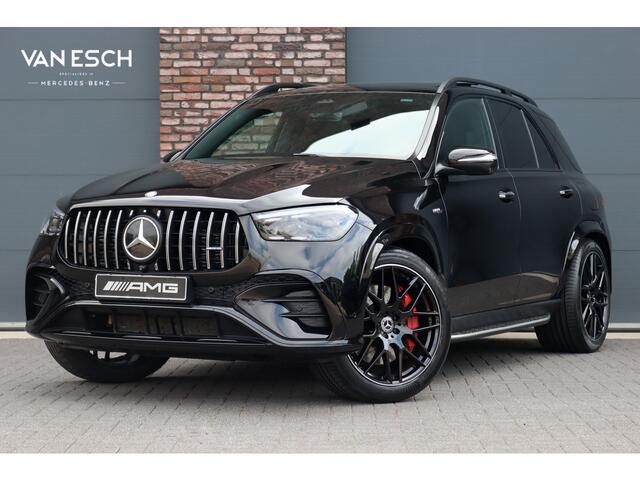 Mercedes-Benz GLE-KLASSE AMG 53 Hybrid 4MATIC+ Premium+ | Luchtvering | Stoelventilatie | Massage | Trekhaak | Burmester | Vlakkenverwarming | Soft-Close | Surround Camera | Nappa Leder | HUD |