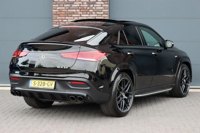 Mercedes-Benz GLE-KLASSE Coupé AMG 53 4MATIC+ | Luchtvering | Distronic+ | Panoramadak | HUD | Stoelventilatie | Surround Camera | Standkachel | Multibeam LED | Burmester |