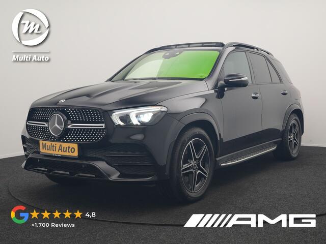Mercedes-Benz GLE-KLASSE 350 e 4MATIC AMG Night PHEV 333pk Dealer O.H. | Trekhaak Af Fabriek | Panodak | Adaptive Cruise | 360 Camera | Burmester Audio | Lederen Sportstoelen Memory & Verwarmd | Sfeerverlichting | Keyless | Blis | Widescreen Navi | Apple Carplay | Plug In Hybrid |