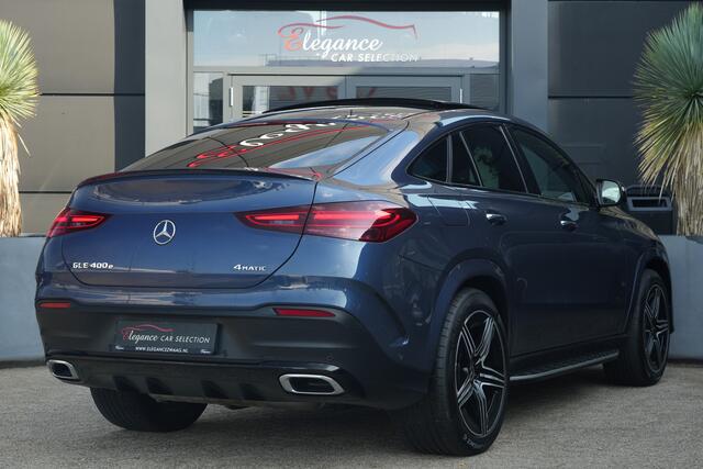 Mercedes-Benz GLE-KLASSE Coupé 400 e 4MATIC AMG Premium | Facelift | 381PK | Pano | Burmester | 360° | HUD | 21" | Mercedes-Benz GLE Coupé 400e 4MATIC+ Premium 381 PK met Plug-in Hybride, Panoramadak, Burmester, 360° camera, Elektrische stoelen, Head-Up Display, luchtvering