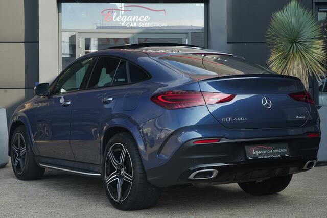 Mercedes-Benz GLE-KLASSE Coupé 400 e 4MATIC AMG Premium | Facelift | 381PK | Pano | Burmester | 360° | HUD | 21" | Mercedes-Benz GLE Coupé 400e 4MATIC+ Premium 381 PK met Plug-in Hybride, Panoramadak, Burmester, 360° camera, Elektrische stoelen, Head-Up Display, luchtvering