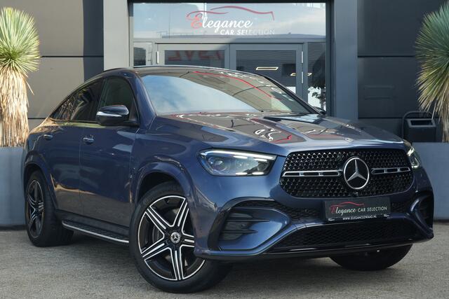 Mercedes-Benz GLE-KLASSE Coupé 400 e 4MATIC AMG Premium | Facelift | 381PK | Pano | Burmester | 360° | HUD | 21" | Mercedes-Benz GLE Coupé 400e 4MATIC+ Premium 381 PK met Plug-in Hybride, Panoramadak, Burmester, 360° camera, Elektrische stoelen, Head-Up Display, luchtvering