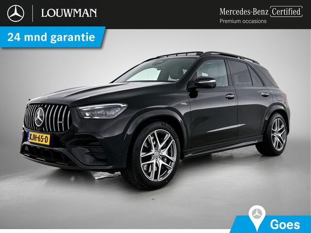 Mercedes-Benz GLE-KLASSE AMG 53 Hybrid 4MATIC+ Alarm | Trekhaak | AMG | Night Pakket | AC en DC Laden | Panorama Schuif-Kanteldak | Airmatic. Inclusief 24 maanden MB Certified garantie voor Europa.