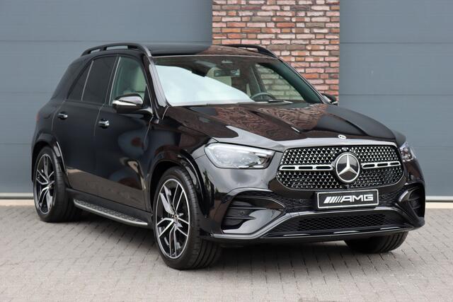 Mercedes-Benz GLE-KLASSE 400 e 4MATIC AMG Line | Luchtvering | Distronic | Burmester | Verwarmd Stuurwiel | Panoramadak | Trekhaak | Stoelverwarming V+A | Augmented Reality | Surround Camera |