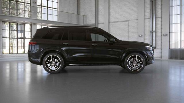 Mercedes-Benz GLS-KLASSE 450 4MATIC Premium Plus | 7-persoons | AMG | Night | Luchtvering | Trekhaak | Treeplanken | 23" lichtmetalen velgen | Keyless |