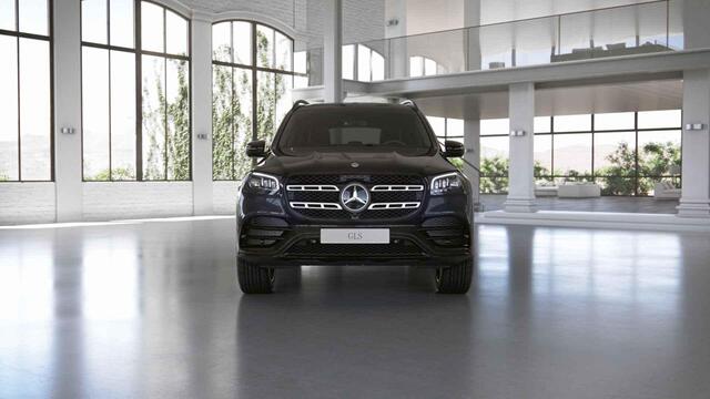 Mercedes-Benz GLS-KLASSE 450 4MATIC Premium Plus | 7-persoons | AMG | Night | Luchtvering | Trekhaak | Treeplanken | 23" lichtmetalen velgen | Keyless |