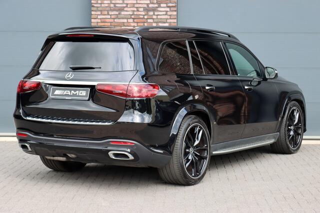 Mercedes-Benz GLS-KLASSE 450 d 4MATIC AMG Line | 7Pers. | Luchtvering | Distronic | Standkachel | Massage | MBUX Tablet | Trekhaak | Comfortpakket Achter+ | Burmester | Vlakkenverwarming |