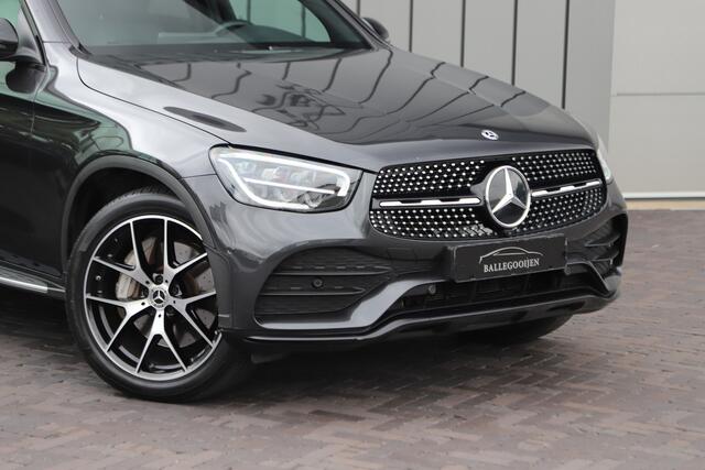 Mercedes-Benz Glc Coupé 300 AMG 4-Matic | 258PK | Schuifdak | Trekhaak | Led | Carplay | Distronic | Leder | Stoelverwarming | 2020.