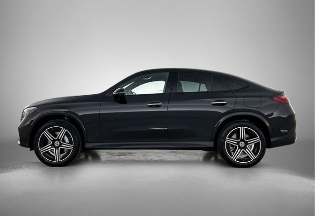 Mercedes-Benz Glc Coupé 300e 4MATIC Business Solution AMG | Premium pakket | Nightpakket | Spiegelpakket | Parkeerpakket | Memorypakket | 20 inch vijfspaaks lichtmetalen AMG-velgen | Sierdelen metaalstructuur | 360° camera |