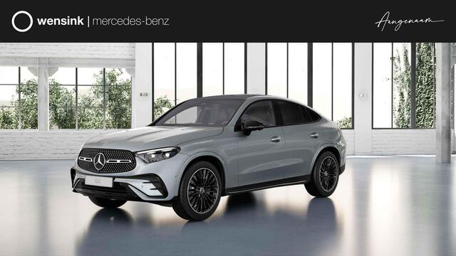 Mercedes-Benz Glc Coupé 300e 4MATIC Business Solution AMG | Night | Panoramaschuifdak | Premium Pakket | Digital light | Treeplanken | Trekhaak |