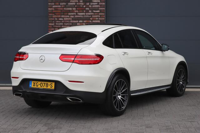 Mercedes-Benz Glc Coupé 300 4MATIC AMG Line | Luchtvering | Burmester | Distronic+ | Standkachel | HUD | Schuifdak | Trekhaak | Led Intelligent Light | Surround Camera | Keyless Go |