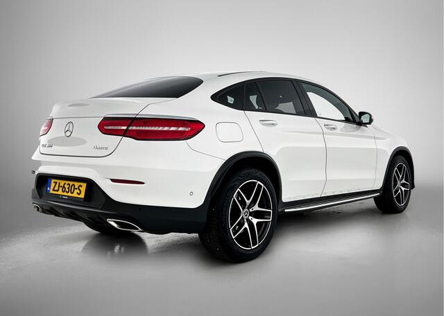 Mercedes-Benz Glc Coupé 300 4-MATIC AMG | Night pakket | Schuifdak | Treeplanken | Burmester Sound | 360gr Camera | Lederen bekleding | ALL SEASONS banden Inclusief 12 Maanden Garantie.