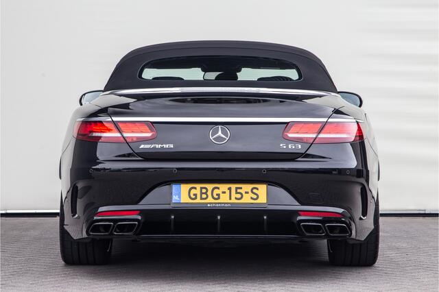 Mercedes-Benz S-KLASSE Cabrio AMG 63 4Matic Massage, Burmester, Distronic, Nieuwstaat