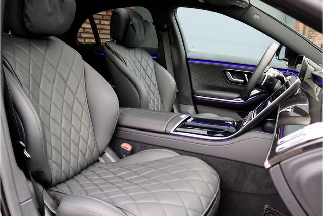 Mercedes-Benz S-KLASSE 450 4MATIC Premium AMG Line Aut9 | Luchtvering | Distronic+ | 3D-Display | Memory | HUD | Nappa Leder | Stoelventilatie | Panoramadak | Massage | Rijassistentiepakket+ | Digital Light |