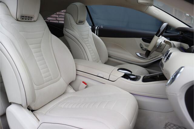 Mercedes-Benz S-KLASSE Coupé 450 4MATIC Premium+ AMG Line Aut9 | Panoramadak | Stoelventilatie | Distronic+ | Verwarmd Stuurwiel | Massage | Burmester | Vlakkenverwarming | HUD | DAB | Keyless Go |