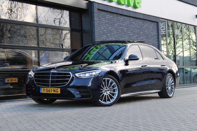 Mercedes-Benz S-KLASSE 580 e 4MATIC Lang AMG Line NAP | VOL | MASSAGE | HEAD-UP | VENTILATIE | LASER | 4 WIELBESTURING |