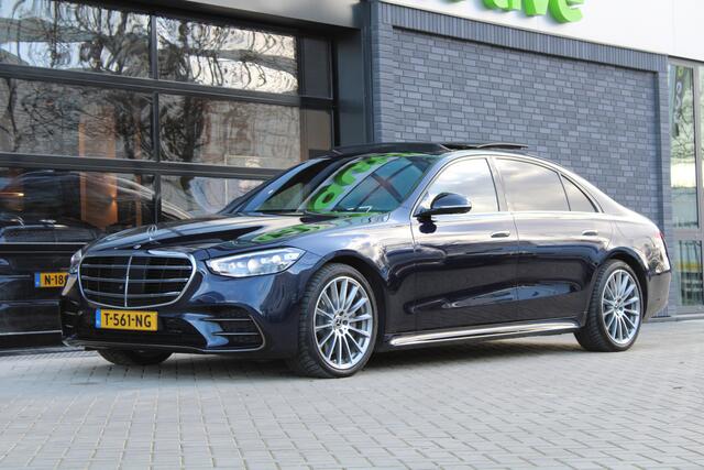 Mercedes-Benz S-KLASSE 580 e 4MATIC Lang AMG Line NAP | VOL | MASSAGE | HEAD-UP | VENTILATIE | LASER | 4 WIELBESTURING |