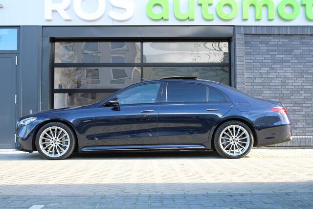Mercedes-Benz S-KLASSE 580 e 4MATIC Lang AMG Line NAP | VOL | MASSAGE | HEAD-UP | VENTILATIE | LASER | 4 WIELBESTURING |