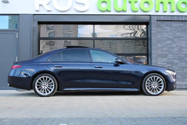 Mercedes-Benz S-KLASSE 580 e 4MATIC Lang AMG Line NAP | VOL | MASSAGE | HEAD-UP | VENTILATIE | LASER | 4 WIELBESTURING |
