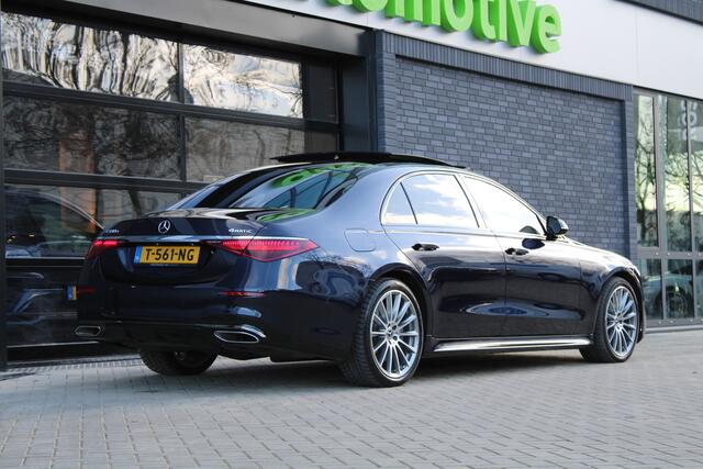 Mercedes-Benz S-KLASSE 580 e 4MATIC Lang AMG Line NAP | VOL | MASSAGE | HEAD-UP | VENTILATIE | LASER | 4 WIELBESTURING |
