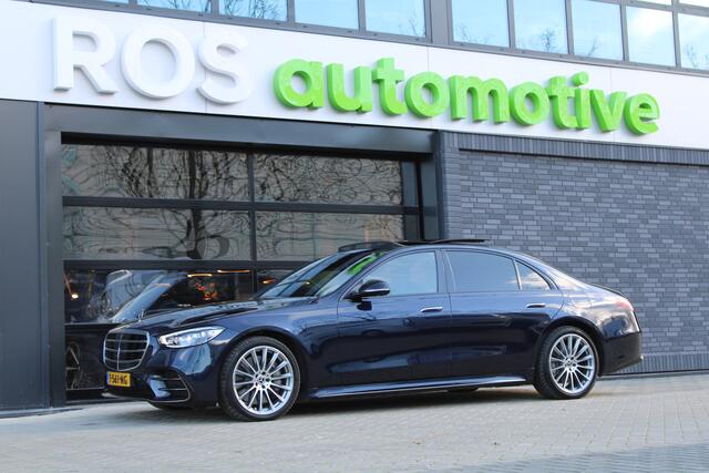 Mercedes-Benz S-KLASSE 580 e 4MATIC Lang AMG Line NAP | VOL | MASSAGE | HEAD-UP | VENTILATIE | LASER | 4 WIELBESTURING |