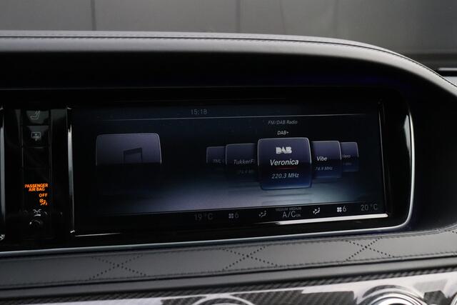 Mercedes-Benz S-KLASSE AMG 63 4Matic Lang | 585 PK | 3D BURMESTER | PANO | STOEL/STUURVERW. | STOELVERK. | MEMORY | 360° CAMERA | LEDER | HEAD-UP | TV | CARBON FULL OPTIONS |