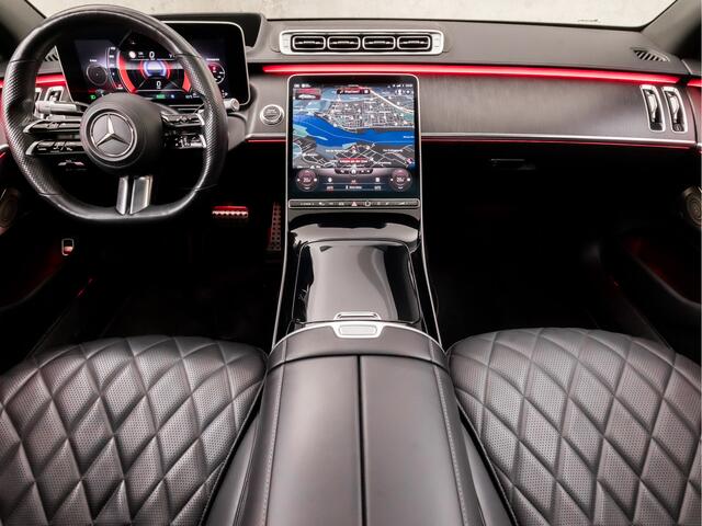 Mercedes-Benz S-KLASSE 580 e Lang AMG Line 517Pk (FULL OPTION, PANORAMADAK, ACHTERASBESTURING, HEAD-UP DISPLAY, 3D COCKPIT, BURMESTER AUDIO, CHAUFFEUR PAKKET, DIGITAL LIGHT KOPLAMPEN, NIGHT PAKKET, TABLET ACHTERIN, DEALER ONDERHOUDEN,