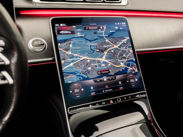 Mercedes-Benz S-KLASSE 580 e Lang AMG Line 517Pk (FULL OPTION, PANORAMADAK, ACHTERASBESTURING, HEAD-UP DISPLAY, 3D COCKPIT, BURMESTER AUDIO, CHAUFFEUR PAKKET, DIGITAL LIGHT KOPLAMPEN, NIGHT PAKKET, TABLET ACHTERIN, DEALER ONDERHOUDEN,