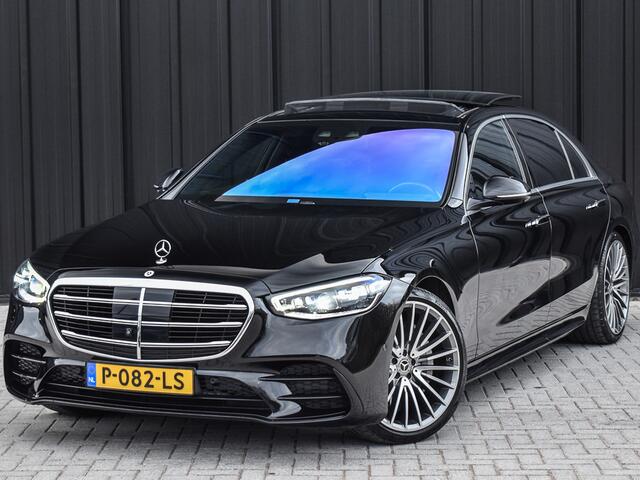 Mercedes-Benz S-KLASSE 500 4MATIC LANG AMG-LINE | DISTRONIC | HEAD-UP | BURMESTER | PANORAMADAK | AMBIANCE INTERIEUR | COMFORT SEATS | SOFT-CLOSE | FULL-LED | MEMORY SEATS |
