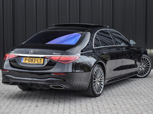 Mercedes-Benz S-KLASSE 500 4MATIC LANG AMG-LINE | DISTRONIC | HEAD-UP | BURMESTER | PANORAMADAK | AMBIANCE INTERIEUR | COMFORT SEATS | SOFT-CLOSE | FULL-LED | MEMORY SEATS |