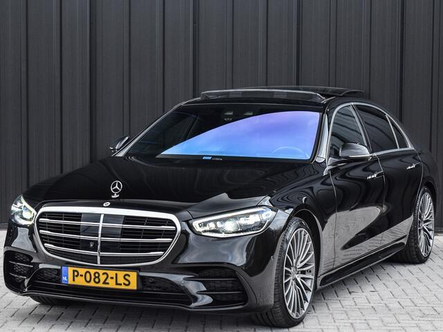 Mercedes-Benz S-KLASSE 500 4MATIC LANG AMG-LINE | DISTRONIC | HEAD-UP | BURMESTER | PANORAMADAK | AMBIANCE INTERIEUR | COMFORT SEATS | SOFT-CLOSE | FULL-LED | MEMORY SEATS |