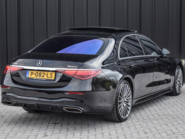Mercedes-Benz S-KLASSE 500 4MATIC LANG AMG-LINE | DISTRONIC | HEAD-UP | BURMESTER | PANORAMADAK | AMBIANCE INTERIEUR | COMFORT SEATS | SOFT-CLOSE | FULL-LED | MEMORY SEATS |