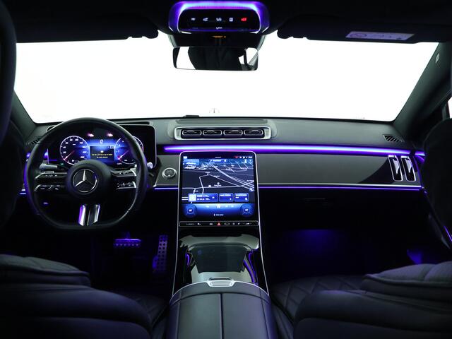 Mercedes-Benz S-KLASSE 450 4MATIC Lang AMG Line | Dodehoekdetector | Panoramadak | Inclusief 24 maanden MB Certified garantie voor Europa.