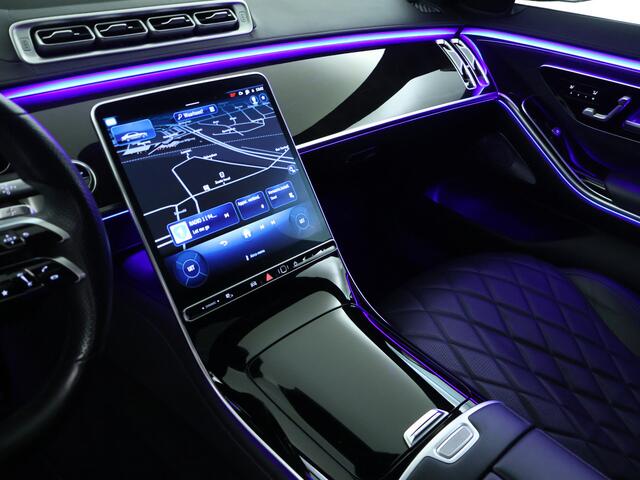 Mercedes-Benz S-KLASSE 450 4MATIC Lang AMG Line | Dodehoekdetector | Panoramadak | Inclusief 24 maanden MB Certified garantie voor Europa.