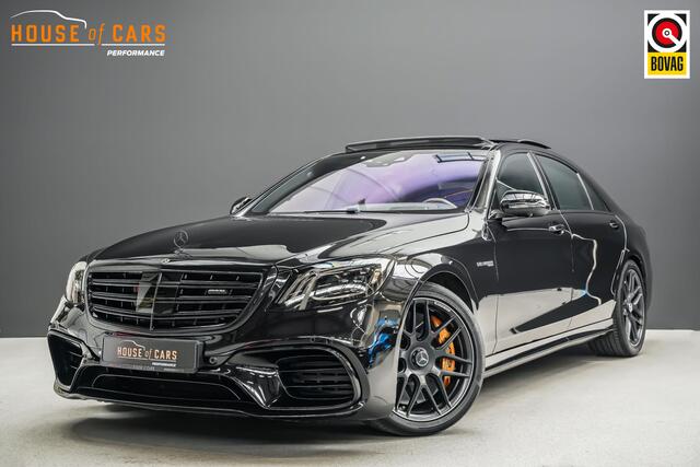 Mercedes-Benz S-KLASSE 63 AMG 612pk 4Matic+ Lang Premium Plus |Burmester High end|panoramadak|luchtvering|keramische remmen|sportuitlaat|HUD|elek. stoelen met massage|sfeerverlichting|Apple Carplay|stoelverwarming en ventilatie|