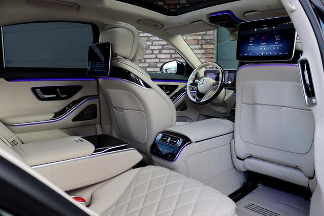 Mercedes-Benz S-KLASSE 580 e 4MATIC AMG Line Aut9 | Drive Pilot | Airmatic | Achterasbesturing | Chauffeurspakket | Entertainmentsysteem Achter | MBUX Tablet | Zonweringspakket | Burmester | HUD | Verwarmd Stuurwiel | Massage | Koelbox | 3D-Di