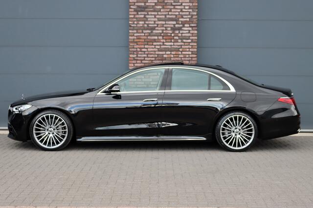 Mercedes-Benz S-KLASSE 580 e 4MATIC AMG Line Aut9 | Drive Pilot | Airmatic | Achterasbesturing | Chauffeurspakket | Entertainmentsysteem Achter | MBUX Tablet | Zonweringspakket | Burmester | HUD | Verwarmd Stuurwiel | Massage | Koelbox | 3D-Di