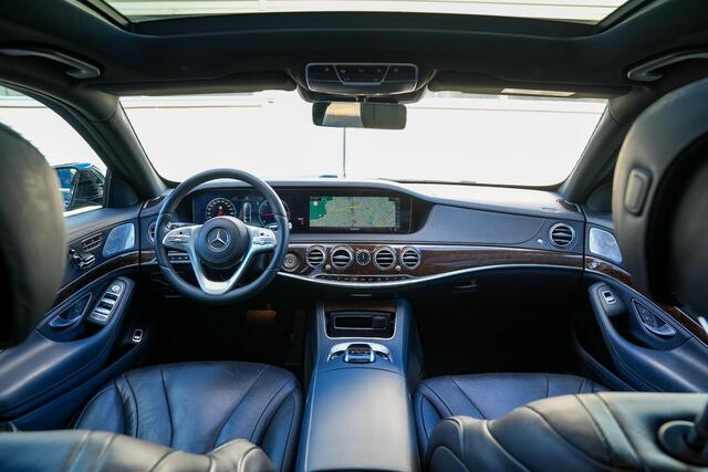 Mercedes-Benz S-KLASSE 350d Lang Premium Plus Panodak Burmester Stoelventilatie Memory 360 Camera ACC