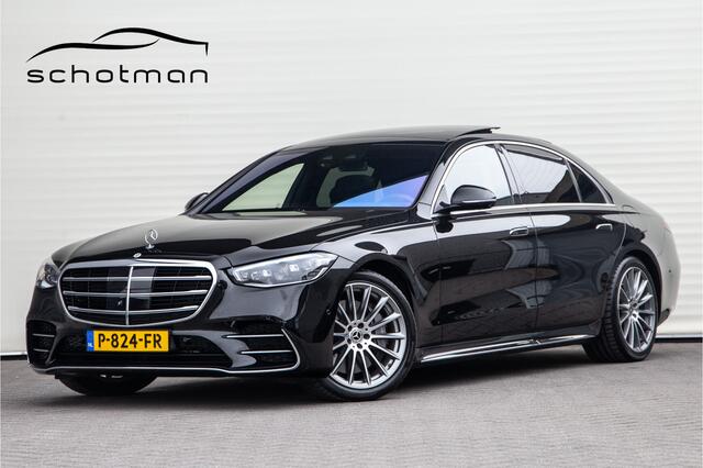 Mercedes-Benz S-KLASSE 580 e Lang AMG Line, Achterasbesturing, Leder Exclusief, Burmester, Airmatic, 2022
