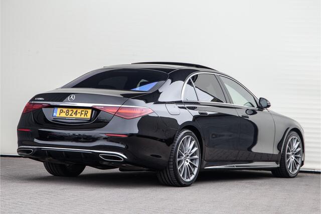 Mercedes-Benz S-KLASSE 580 e Lang AMG Line, Achterasbesturing, Leder Exclusief, Burmester, Airmatic, 2022