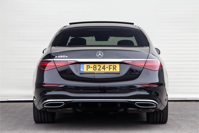 Mercedes-Benz S-KLASSE 580 e Lang AMG Line, Achterasbesturing, Leder Exclusief, Burmester, Airmatic, 2022